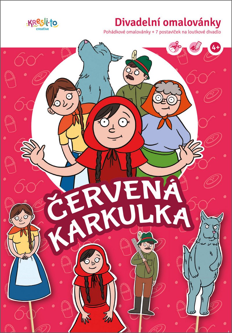 Divadelní omalovánky  Červená Karkulka