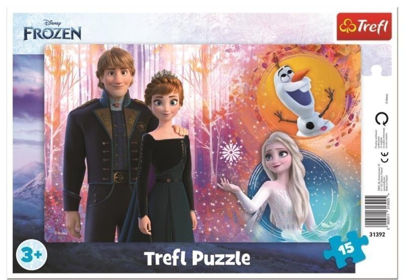 Trefl Puzzle Frozen - Šťastné vzpomínky  15 dílků
