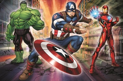 Trefl Puzzle Avenders - Ve světě Avengers MAXI 24 dílků
