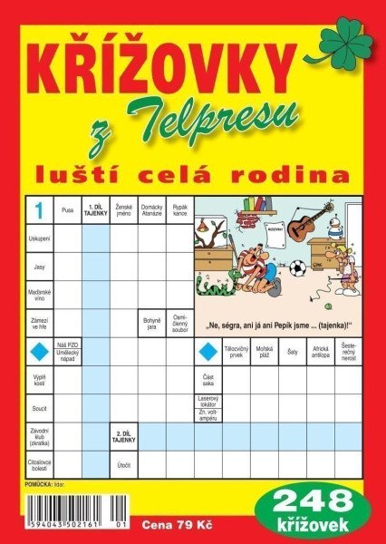 Křížovky z Telpresu luští celá rodina - 248 křížovek 1/2022 (2022)