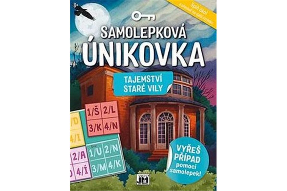 Samolepková únikovka Tajemství staré vily