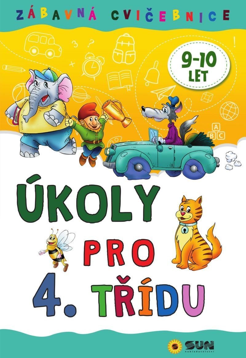 Zábavná cvičebnice Úkoly pro 4 třídu