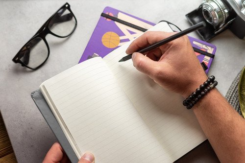 Notes Přátelé linkovaný 13 × 21 cm