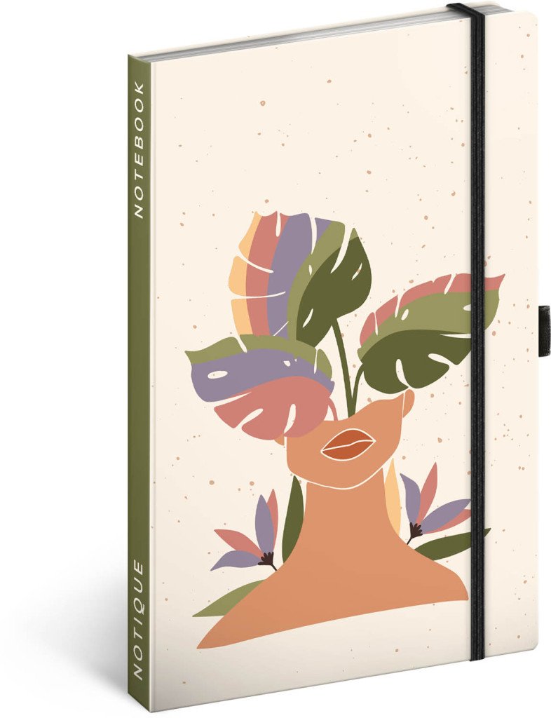 Notes Monstera linkovaný 13 × 21 cm