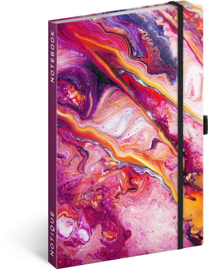 Notes Marble linkovaný 13 × 21 cm