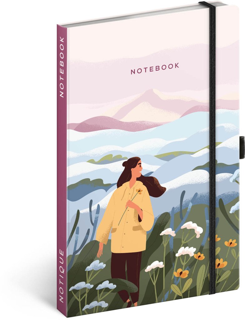 Notes Krajina linkovaný 13 × 21 cm