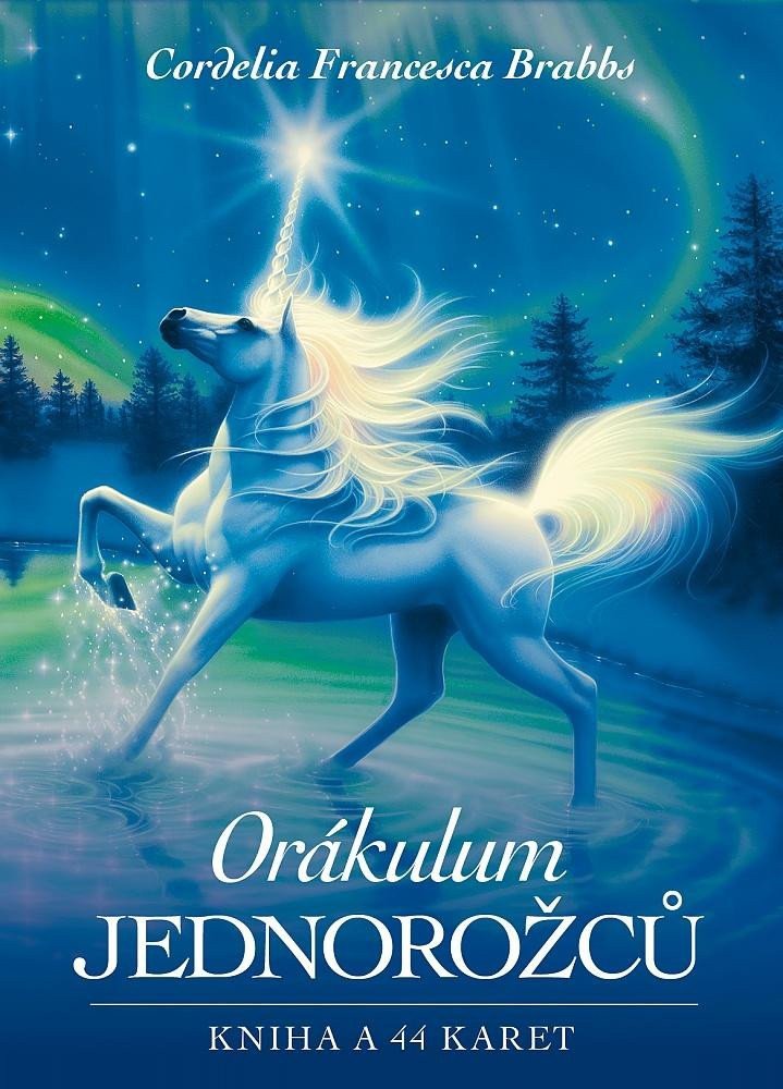 Orákulum jednorožců - Kniha a 44 karet matné – Brabbs Cordelia Francesca