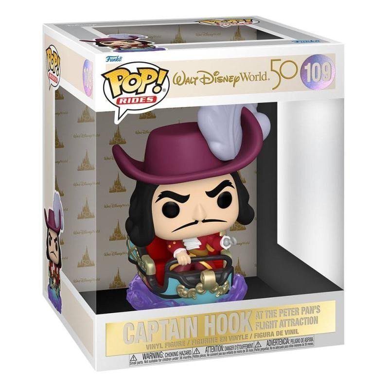 Funko POP Walt Disney Word 50th - Hook on Peter Pan Flight limited special edition