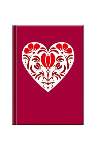 Notes Mini Srdcečervený