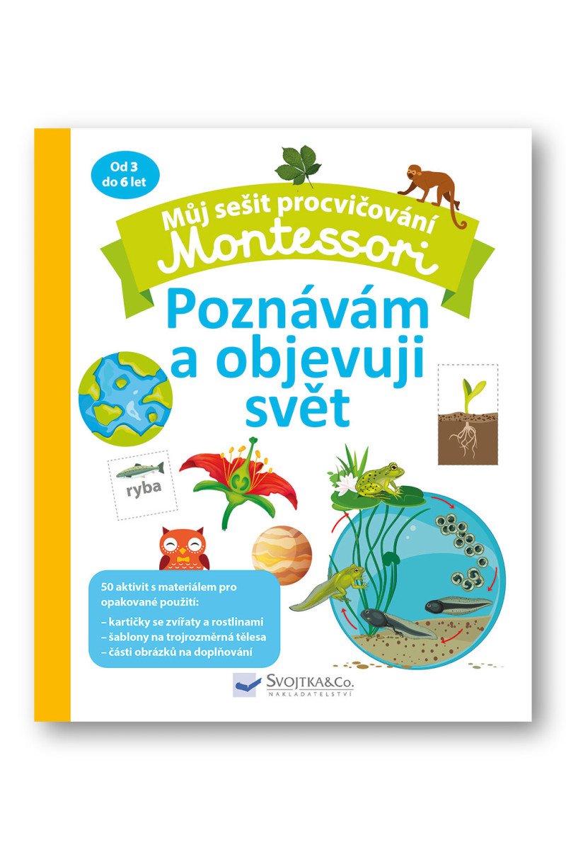 Můj sešit procvičování Montessori Poznávám a objevuji svět – Creton Coline