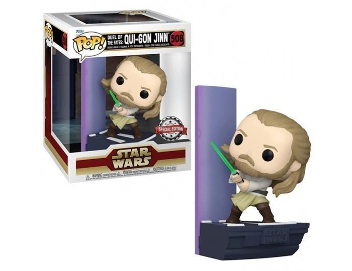 Funko POP Deluxe Star Wars Duel of the Fates - Qui Gon Jinn exclusive special edition