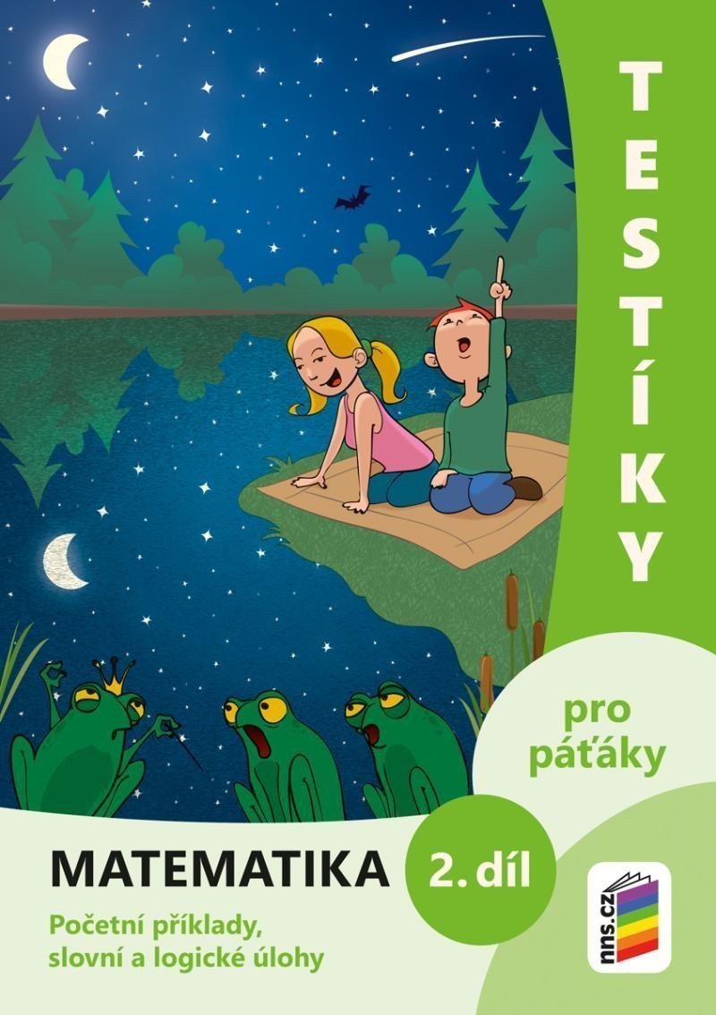 Testíky pro páťáky – matematika 2 díl barevný pracovní sešit