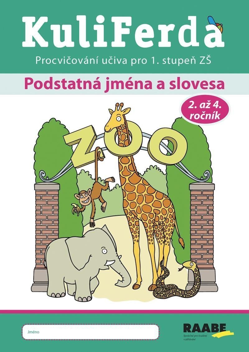 KuliFerda - Podstatná jména a slovesa – Kalábová Naděžda