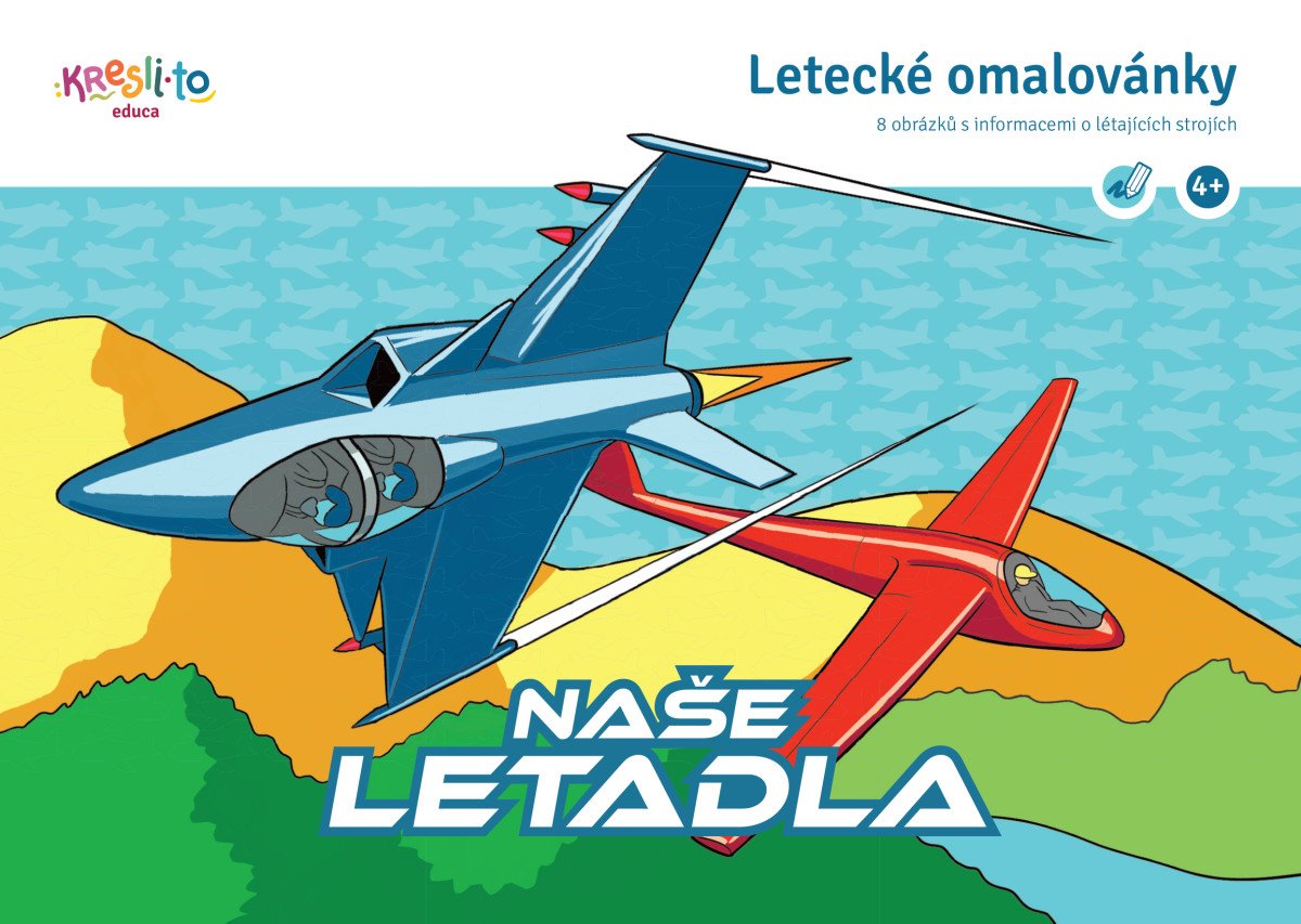 Letecké omalovánky  Naše letadla