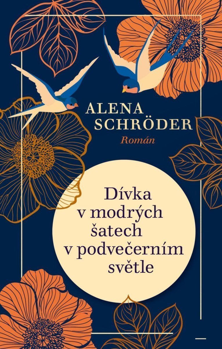 Dívka v modrých šatech v podvečerním světle – Schröder Alena