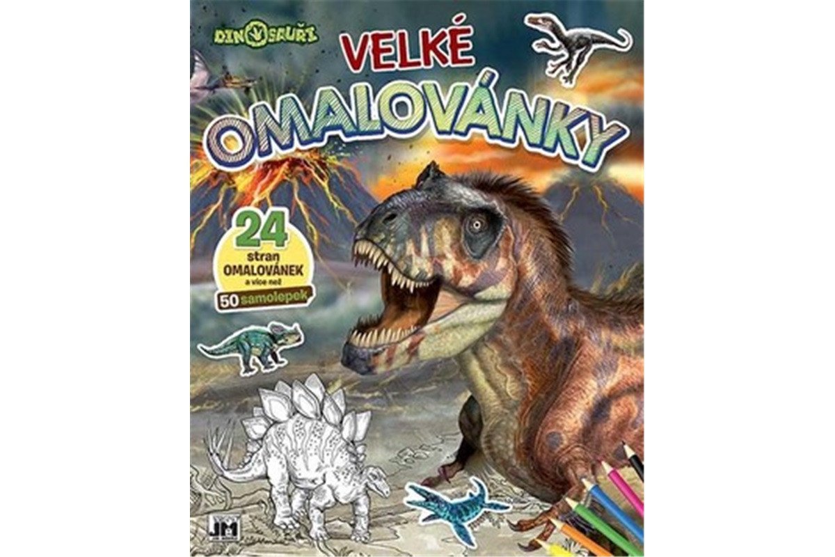 Dinosauři - Velké omalovánky