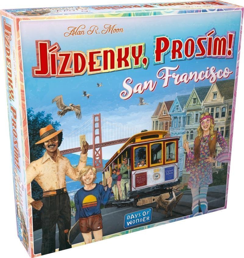 Jízdenky prosím San Francisco - rodinná hra