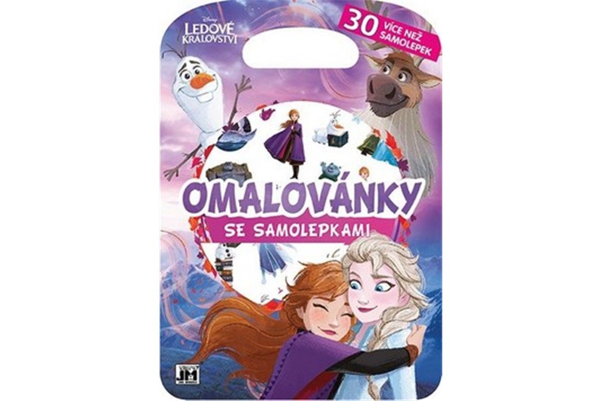 Ledové království - Omalovánky se samolepkami