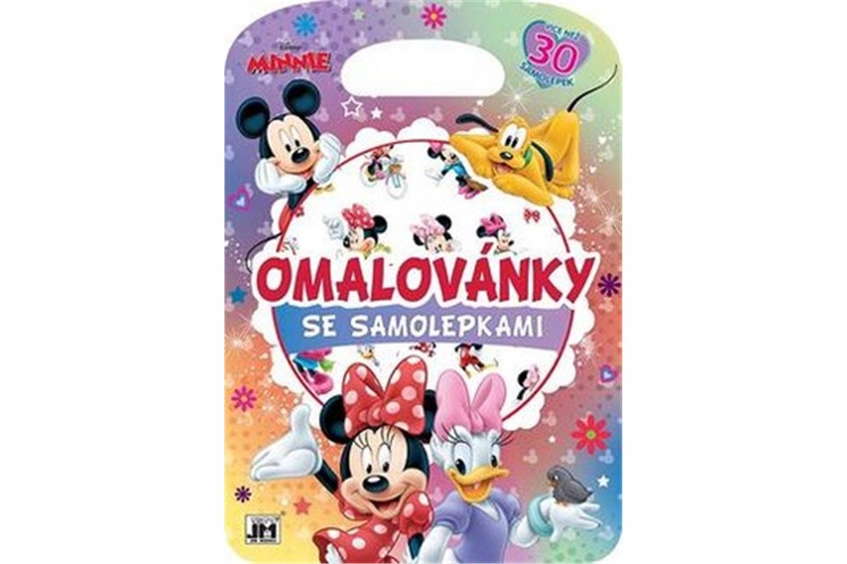 Minnie - Omalovánky se samolepkami