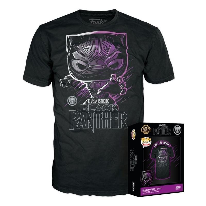 Funko POP Tee Marvel- Black Panther velikost L