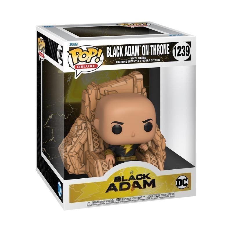 Funko POP Deluxe DC Comics Black Adam - Black Adam on throne