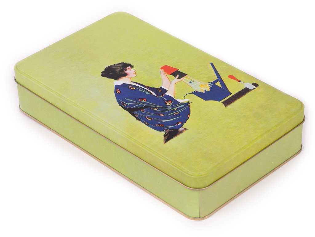 Plechová dóza Zahradnice - Kateřina Winterová collection