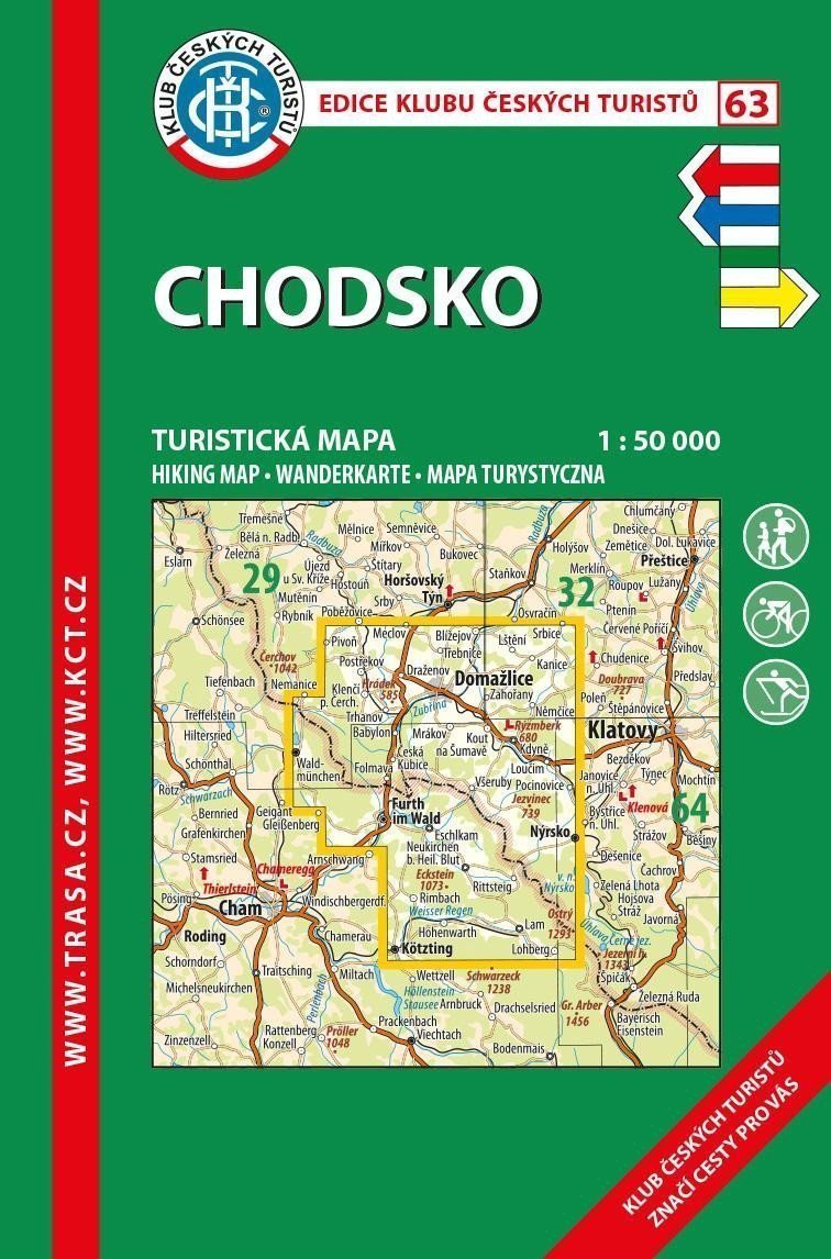 KČT 63 Chodsko 150 000  7vydání 2021
