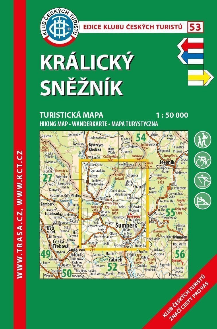 KČT 53 Králický Sněžník 150 000  7vydání 2022