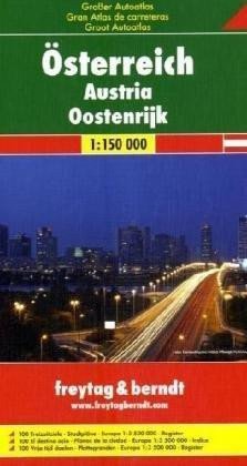 GAOEN Velký autoatlas Rakouska 1150 000  autoatlas