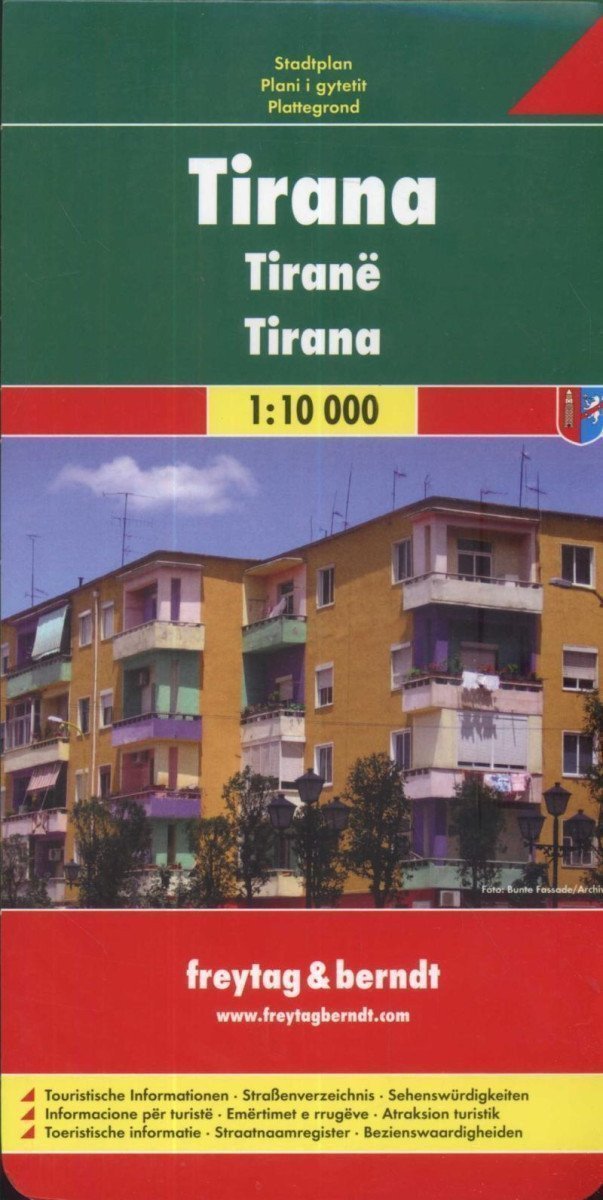 PL 118 Tirana 110 000  plán města