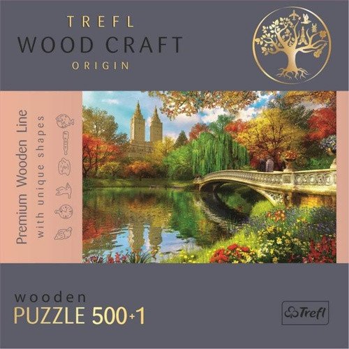 Trefl Wood Craft Origin Puzzle Central Park Manhattan New York 501 dílků - dřevěné