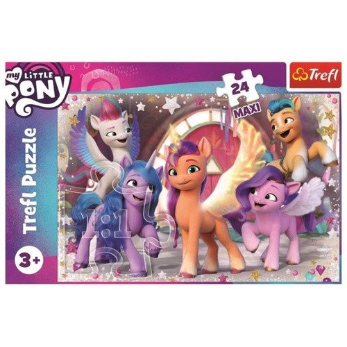 Trefl Puzzle My Little Pony Radostní poníci MAXI 24 dílků