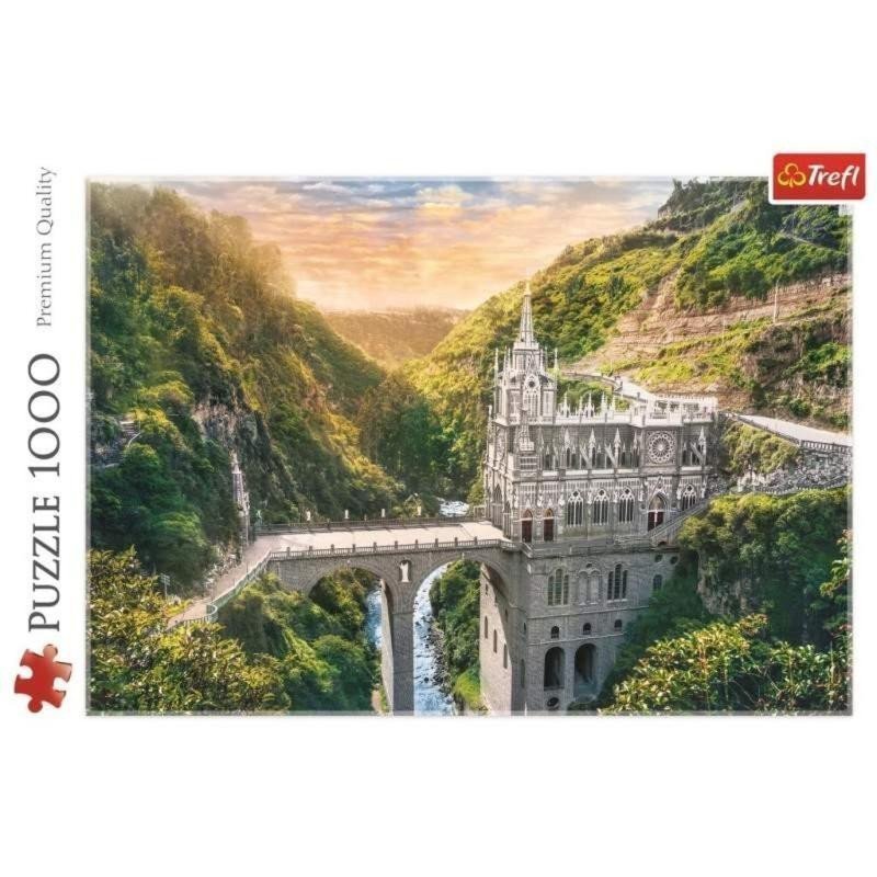 Trefl Puzzle Svatyně Las Lajas Kolumbie 1000 dílků