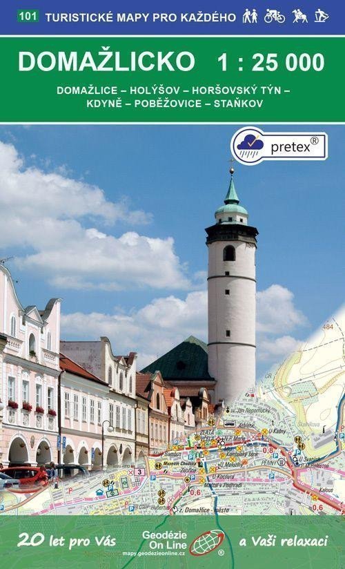 Domažlicko 125 000  101 Turistické mapy pro každého