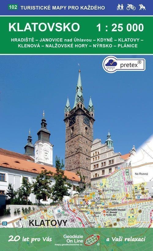 Klatovsko 125 000  102 Turistické mapy pro každého
