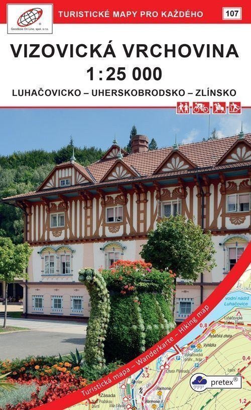 Vizovická vrchovina 1  25 000  107 Turistické mapy pro každého