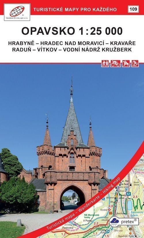 Opavsko 1  25 000  109 Turistické mapy pro každého