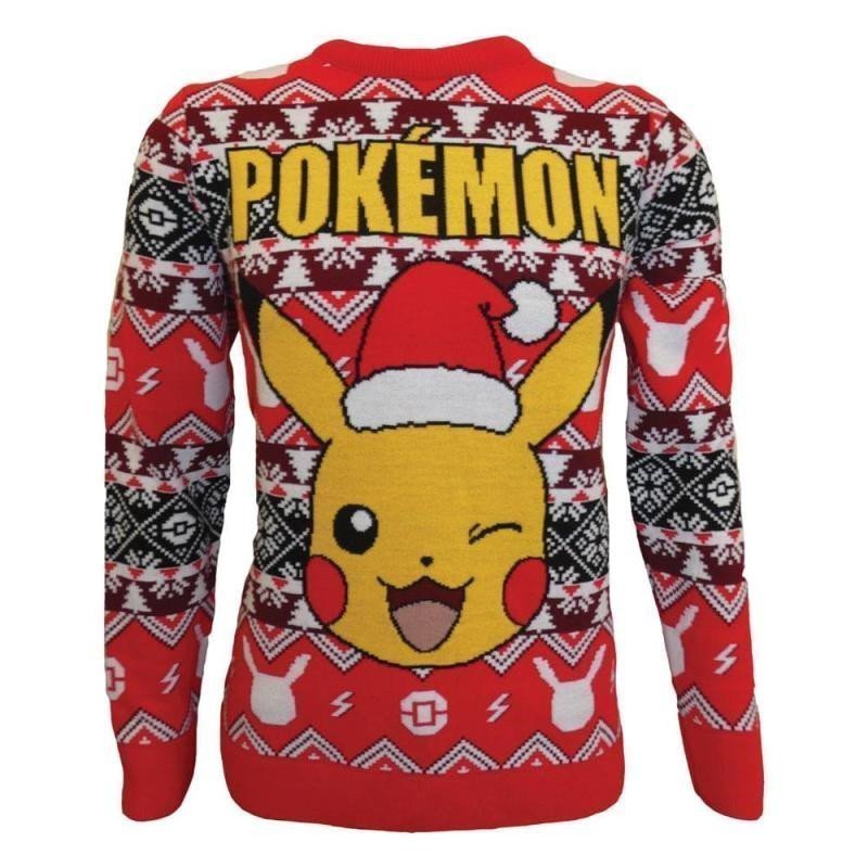 Pokémon vánoční svetr - Pikachu velikost S
