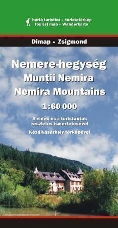 Muntii Nemira 160 000 Dimap  turistická mapa