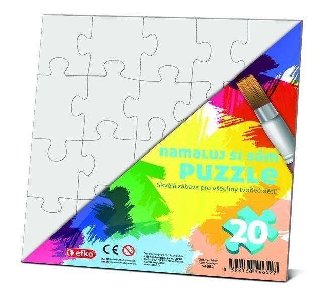 Namaluj si sám puzzle čtverec
