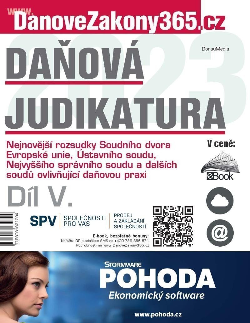 Daňová judikatura díl V