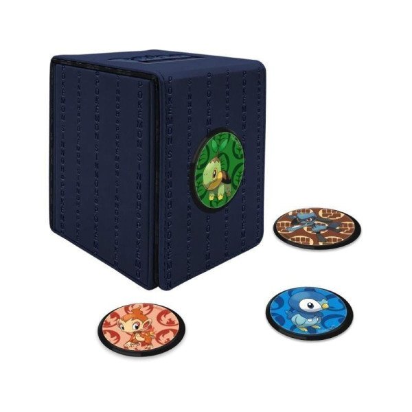 Pokémon Ultra PRO: Sinnoh Alcove Click Deck Box - koženková krabička na karty