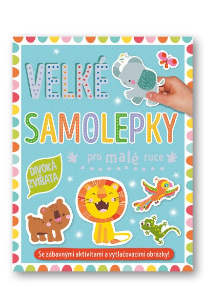 Velké samolepky pro malé ruce Divoká zvířata (2023)