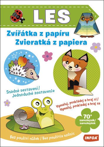 Les - Zvířátka z papíru  Zvieratká z papiera
