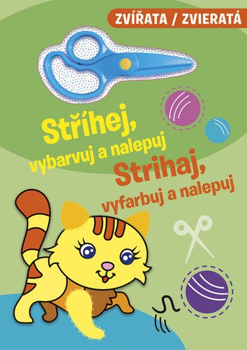 Zvířata - Stříhej vybarvuj a nalepuj  Zvieratá - Strihaj vyfarbuj a nalepuj