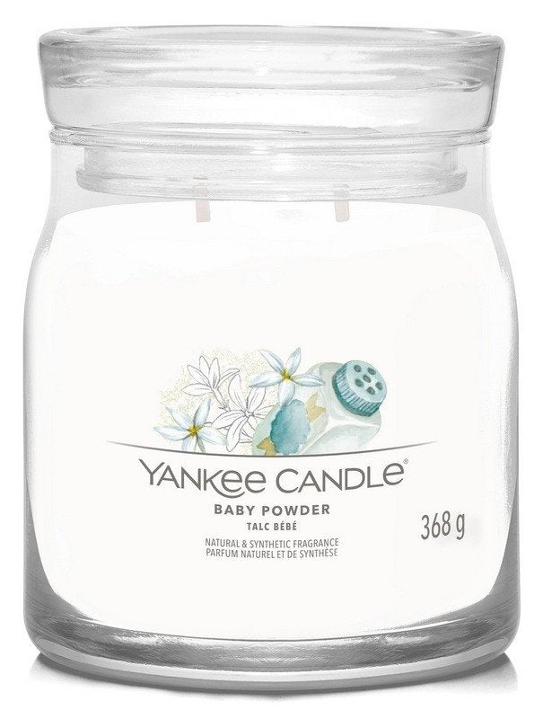 YANKEE CANDLE Baby Powder svíčka 368g  2 knoty Signature střední
