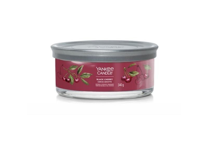 YANKEE CANDLE Black Cherry svíčka 340g  5 knotů Signature tumbler střední