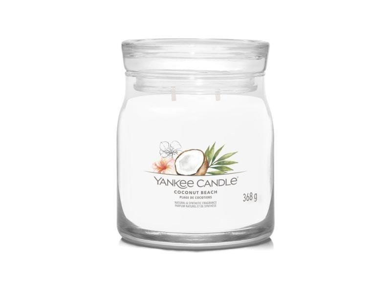 YANKEE CANDLE Coconut Beach svíčka 368g  2 knoty Signature střední