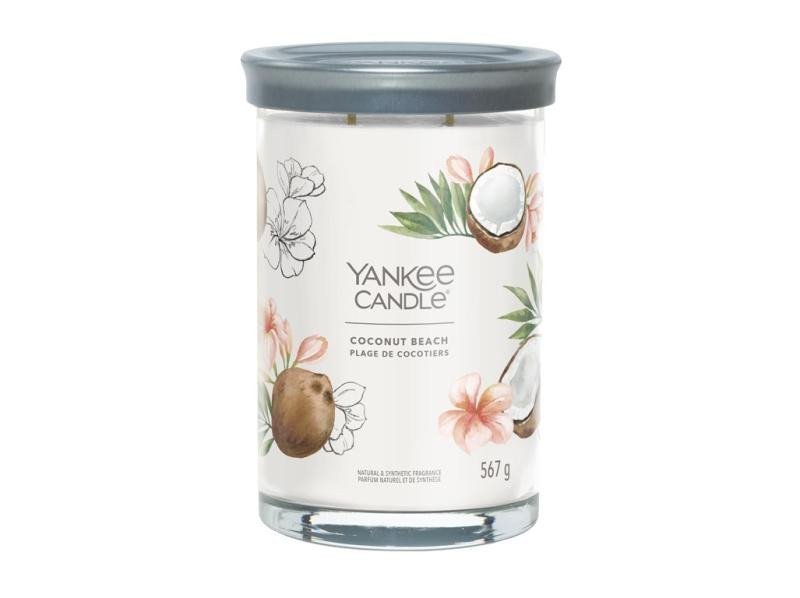 YANKEE CANDLE Coconut Beach svíčka 567g  2 knoty Signature tumbler velký