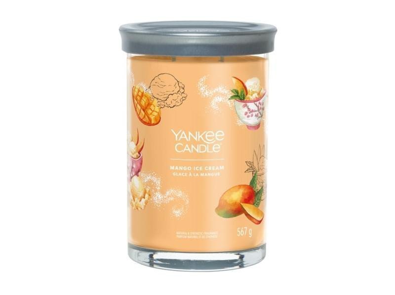 YANKEE CANDLE Mango Ice Cream svíčka 567g  2 knoty Signature tumbler velký
